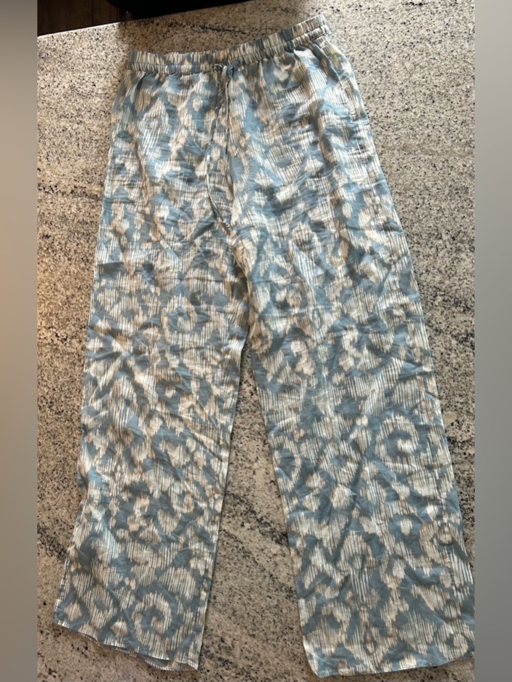Zara Wide Leg Light Weight Beach Pant - Size Small